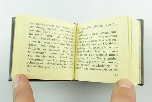 #e4356 Minibuch: Schumanniana Wilhelm Joseph von Wasielewski Leipzig 1988