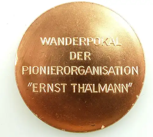 Medaille: bronzefarben Wanderpokal der Pionierorganisation Ernst Thälmann e1586