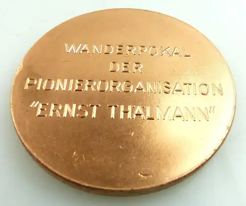 Medaille: bronzefarben Wanderpokal der Pionierorganisation Ernst Thälmann e1586