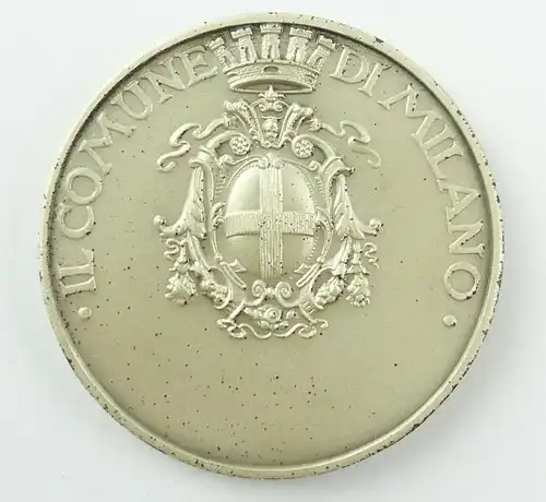 e10598 Medaille Die Gemeinde von Mailand Italien Il Comune di Milano mit Etui