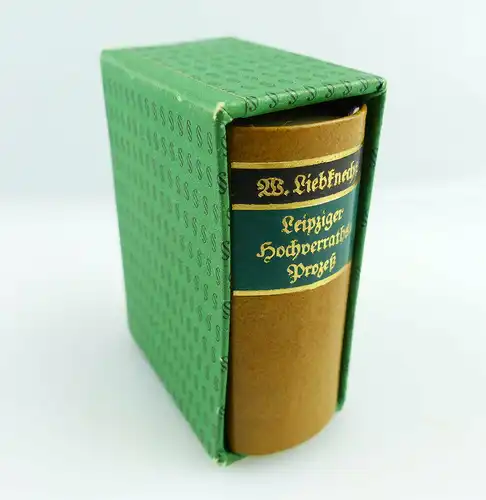 Minibuch: Leipziger Hochverratsprozess - Wilhelm Liebknecht e403