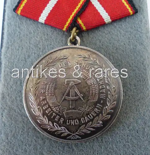 Verdienstmedaille der NVA in 900 Silber 1960-68 vgl. Band I Nr. 146 d Punze 4
