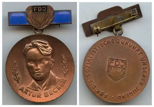 DDR FDJ Artur Becker Medaille in Bronze 1. Asführung