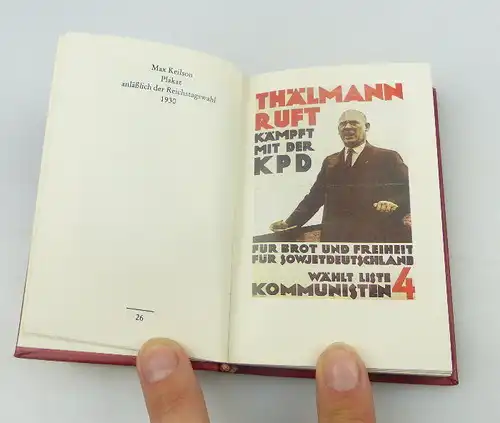 Minibuch: Ernst Thälmann Reden, Artikel, Briefe, Erinnerungen...bu0646