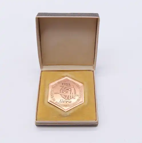 e12505 Medaille GST Meisterschaften im Sportschießen Gera 1984