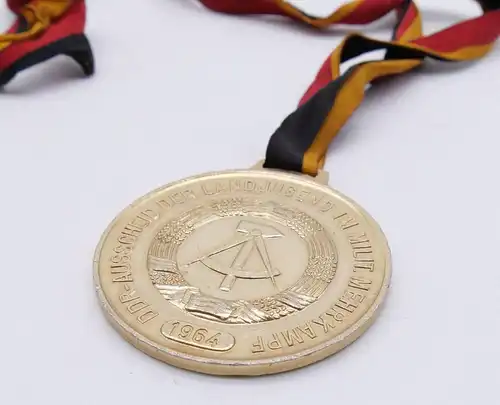e12501 Medaille GST DDR Ausscheid der Landjugend im militärischen Nahkampf