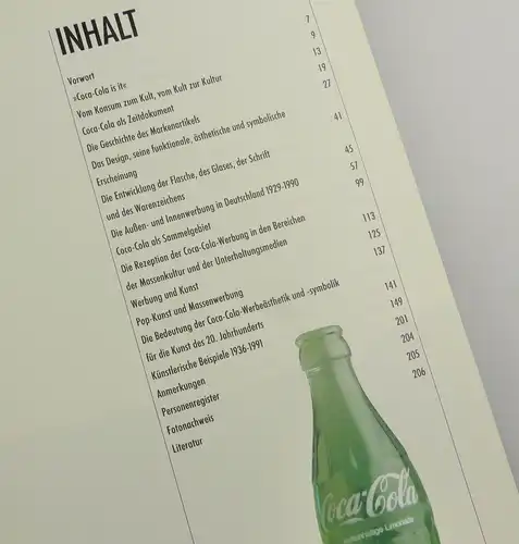 #e7229 Buch: Coca Cola art Konsum Kult Kunst Klinkhardt & Biermann 1991