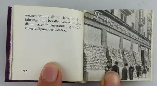 Minibuch Die Zivilverteidigung der DDR 1983 Buch1537