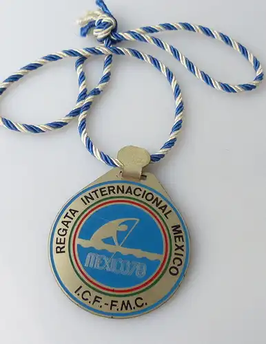 Medaille Regata Internacional Mexico ICF FMC r379