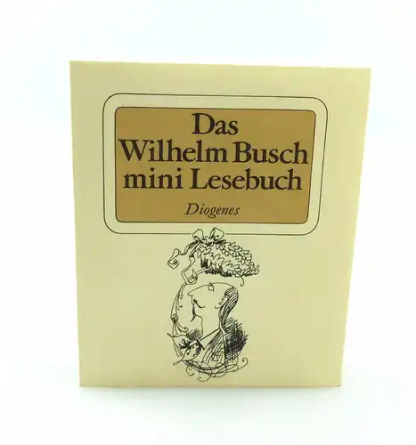 #e6153 Minibuch: Das Wilhelm Busch mini Lesebuch Diogenes Mini Taschenbuch