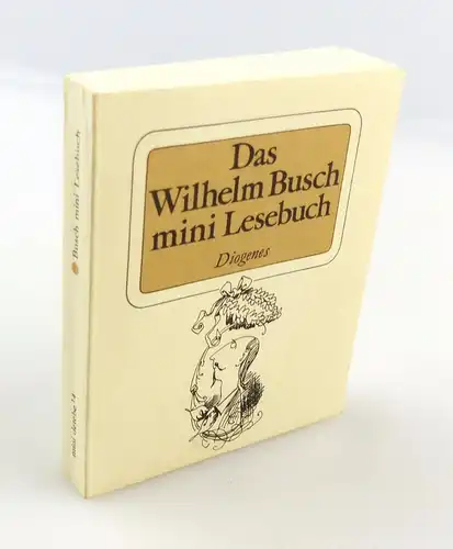 #e6153 Minibuch: Das Wilhelm Busch mini Lesebuch Diogenes Mini Taschenbuch