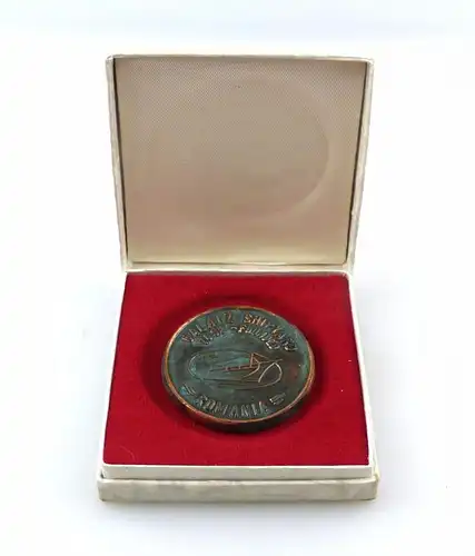 #e7900 Original alte Medaille Galatz Shipyard 1893- Founded Romania