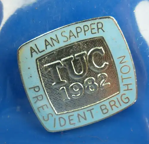 Medaille: Tuc 1982 Alan Sapper President Brighton / r053