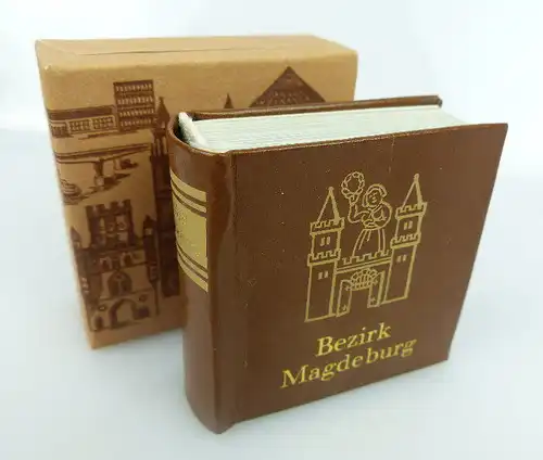 Minibuch: Bezirk Magdeburg Verlag Zeit im Bild Dresden 1984 bu0774