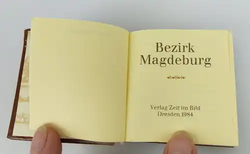 Minibuch: Bezirk Magdeburg Verlag Zeit im Bild Dresden 1984 bu0774