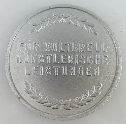 Medaille: FDJ Drushba Trasse, Für kulturell-künstlerische Leistungen, Orden1596