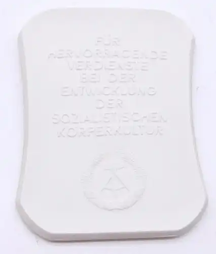 Original alte Meissen Medaille DTSB für hervorragende Verdienste H304