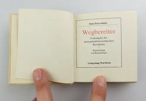 #e3167 Minibuch: Wegbereiter von Hans Peter Schulze Verlag Junge Welt Berlin