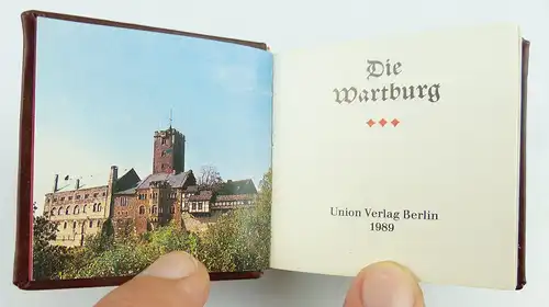 Minibuch: Die Wartburg,  Union Verlag Berlin 1989 /r132