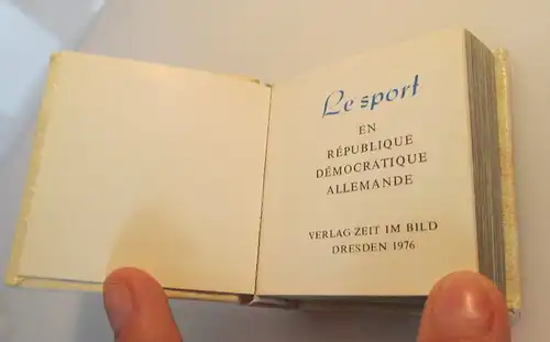 Minibuch: le sport en republique democratique allemande b0168