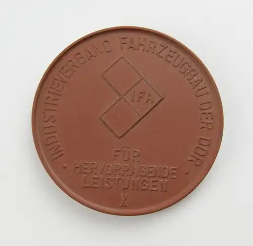 e12250 Meissen Medaille Industrieverband Farhzeugbau der DDR IFA