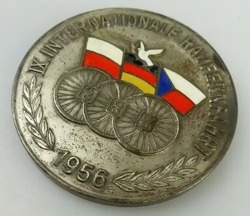 Medaille: IX. Internationale Radfernfahrt 1956 II. Deutsches Turn- & , Orden1799