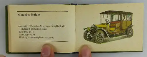 Minibuch: Oldtimer, Verlag Junge Welt Berlin 1986 Buch1597