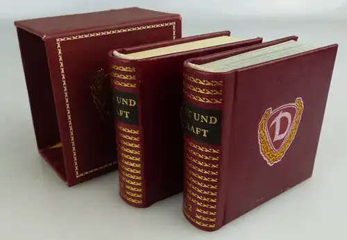 2 Minibücher: Mut und Kraft, Dynamo 1980 Offizin Andersen Nexö Buch1588