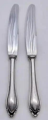 2 Dessert Messer  aus 800 Silber  H392