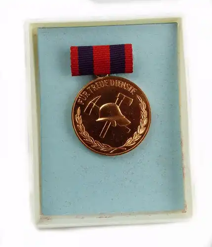 #e5556 Medaille für treue Dienste bei der freiwilligen Feuerwehr in Bronze