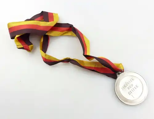 #e5543 DDR Medaille Silber Leistungsvergleich Karl-Marx-Stadt Zivilverteidigung