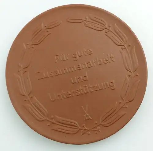 #e2985 Aus Nachlass: DDR Meissen Medaille SG Dynamo Berlin - Hohenschönhausen