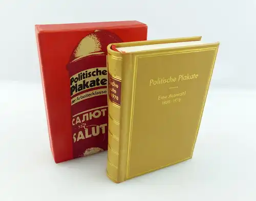 Minibuch: Politische Plakate Eine Auswahl 1888 - 1978 mit Widmung e1091