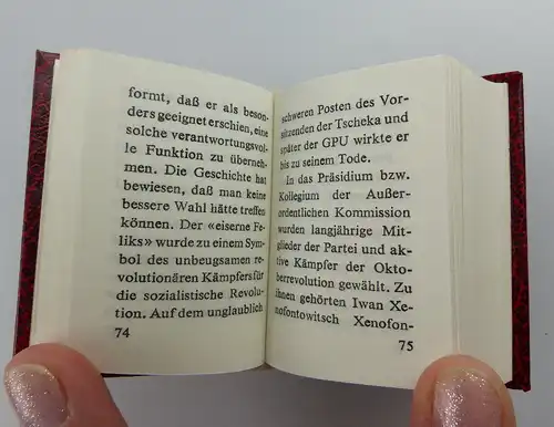 Minibuch: Feliks Edmundowitsch Dzierzynski Leben und Wirken e088