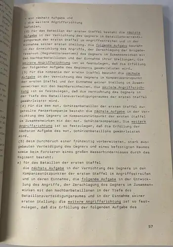 Gefechtsvorschrift der Landstreitkräfte 1984 Zug und Gruppe / Panzer, Buch2562