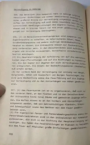 Gefechtsvorschrift der Landstreitkräfte 1984 Zug und Gruppe / Panzer, Buch2562