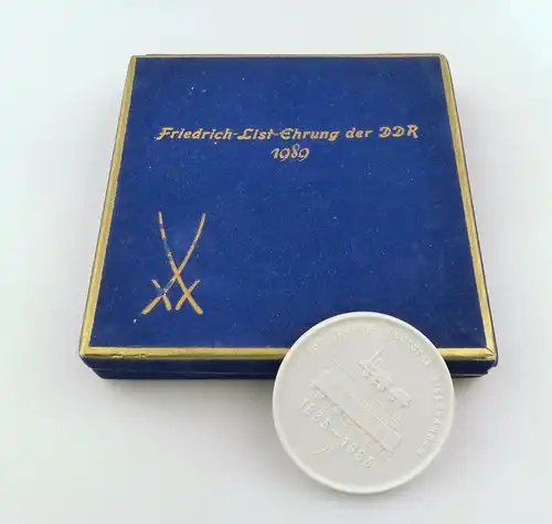 #e7364 Meissen Medaille 150 Jahre Deutsche Eisenbahnen 1835-1985