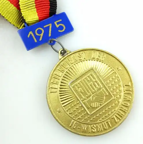 #e5795 DDR Medaille IG - Wismut - Zinnowitz FDGB Feriendienst 1975