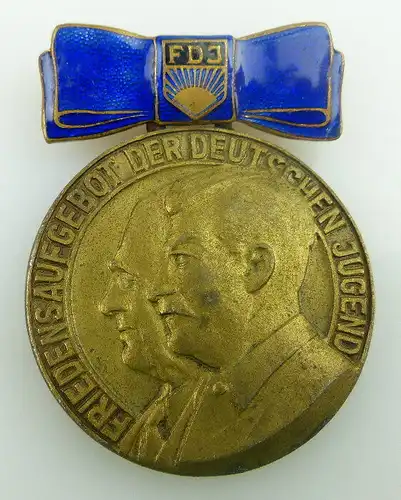 Abzeichen: Friedensaufgebot der Deutschen Jugend FDJ 1.VII.-1.XI.1950 , Orden946