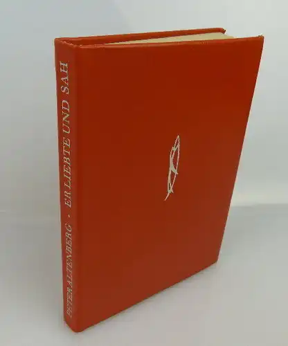 Minibuch Peter Altenberg Er liebte und sah seltenes Buch signiert bu0426