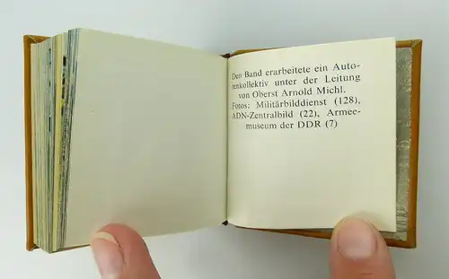 Minibuch: Die NVA der DDR, Verlag Zeit im Bild Militärverlag der DDR e274