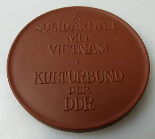 Meissen Medaille: Silidarität mit Vietnam Kulturbund der DDR, Orden1420