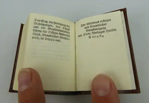 Minibuch Friedrich Engels der deutsche Bauernkrieg altdeutsche Schrift bu0381