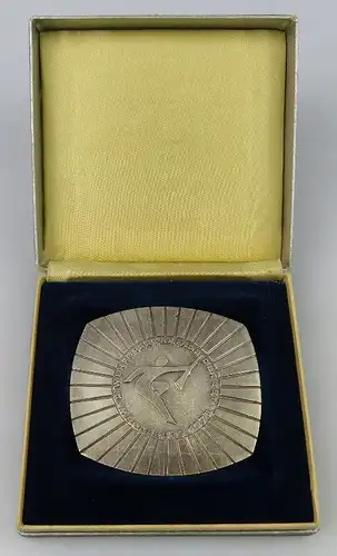 Medaille: II. Wehrspartakiade der GST Magdeburg 1975, silberfarben, Orden1380