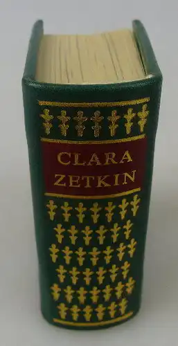 Minibuch Clara Zetkin Dietz Verlag Berlin 1986 Buch1481