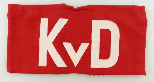 1 DDR Armbinde: KvD Kraftfahrer vom Dienst, so316