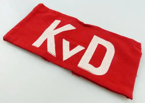 1 DDR Armbinde: KvD Kraftfahrer vom Dienst, so316