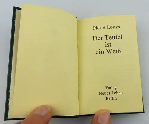 Minibuch: Der Teufel ist ein Weib , Verlag neues Leben Berlin 1985 / r033