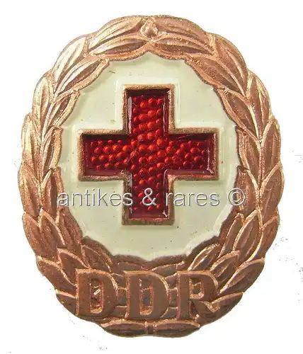 DDR Abzeichen Bereit zur medizinischen Sicherung der Landesverteidigung Bronze