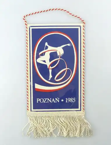 #e6423 Wimpel Poznan 1985 Turnen XII Miedzynarodowy Turniej Wiosny